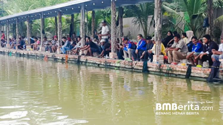 Sempena 1 tahun, Taman Pancing RA Kopi Aren Gelar Lomba, Tebarkan Ikan 1 Ton, Bawa Pulang