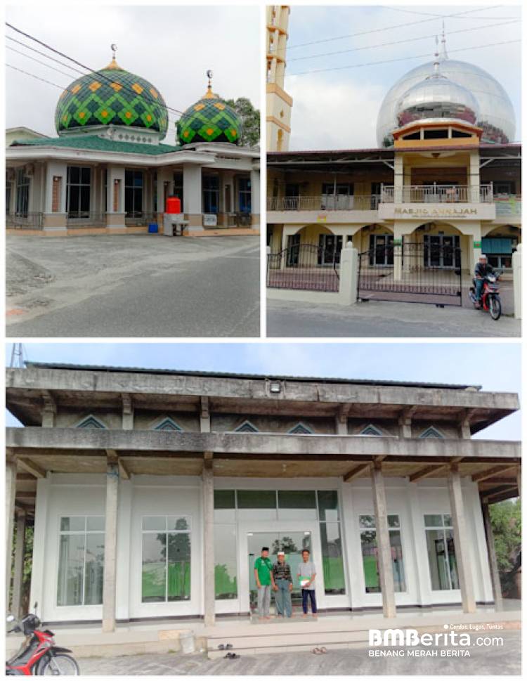 Ketua PW NU Riau Serahkan Bantuan Ke Masjid dan Mushalla