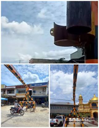 Di Duri: Portal Pembatas Tonase  15 Ton Miliknya Diduga Dibuka Paksa OTK, Dishub Bengkalis Bakal Lapor Polisi