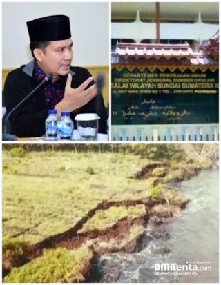 Gawat!!! Anggota DPRD Bengkalis Sanusi Ungkap Abrasi di Desa Muntai dan Muntai Barat Masuk Level 1