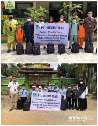 Peduli Pendidikan, PT. Musim Mas Bantu 400 Siswa Sekolah Dasar