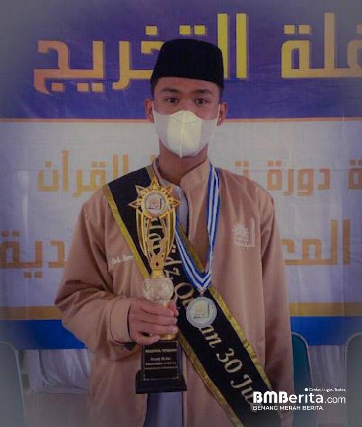 Tuntaskan 30 Juz Dalam 39 Hari, Abdul Rahman Diapresiasi Seluruh Warga Ponpes