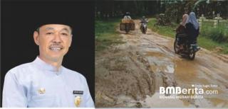 Respon Cepat Bupati Rohil Aduan Masyarakat Dusun Bangun Jaya, Bupati: Kita Akan Perbaiki Jalan Yang Rusak