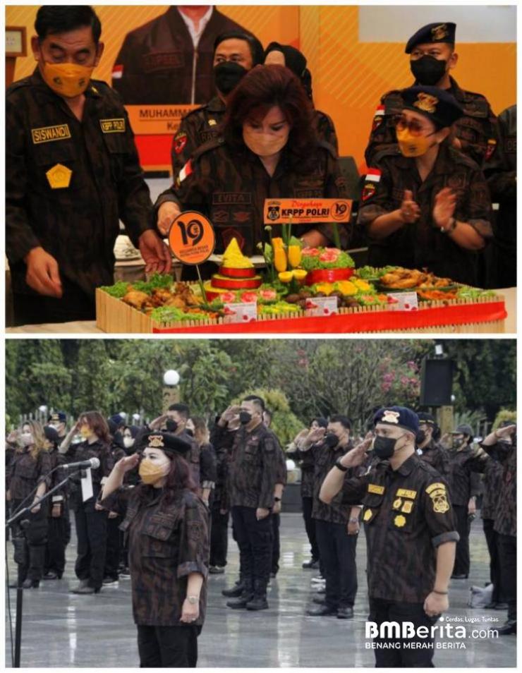 Peringati HUT ke-19 KBPP Polri, Ziarah ke TMP Kalibata dan Syukuran Potong Tumpeng serentak se-Indonesia