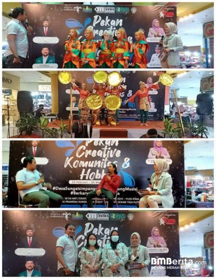 Pekan Creatif Komunitas dan Hobby, Duta Anti Narkoba Kampung Musisi Gelar Talk show P4GN 