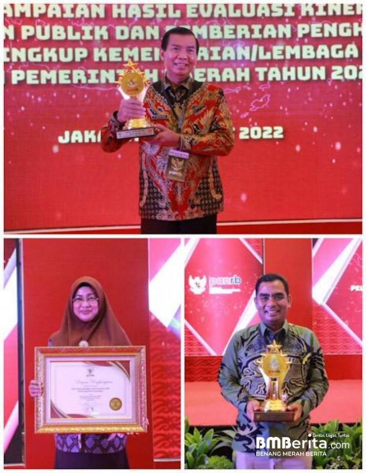 Wali Kota Pekanbaru Raih Piala Adicita Sewaka Pertiwi dari Kemenpan-RB