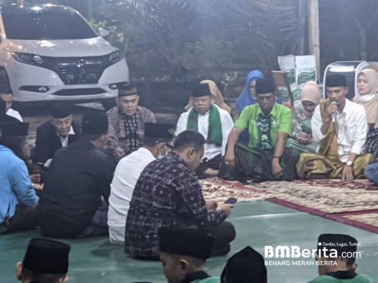 Ketua PWNU dan Dandenpom 1/3 Pekanbaru Gelar Yasinan Bersama Anak Yatim