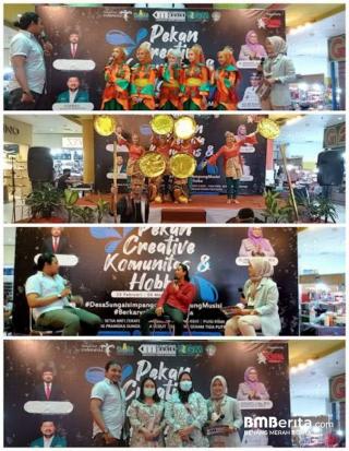 Pekan Creatif Komunitas dan Hobby, Duta Anti Narkoba Kampung Musisi Gelar Talk show P4GN 