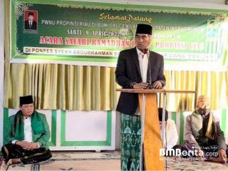 Ketua PWNU Riau dan Jajaran Safari Ramadhan ke Ponpes Syech Abdurahman Siddiq II Tembilahan