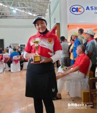Kembali, Pegolf Putri Pekanbaru Aulia Fitri Marsyah Sabet Juara Satu Mudik Golf Tournament