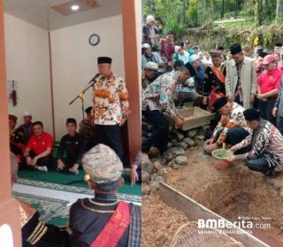 Buya Mahyeldi Resmikan Pondok Tahfiz SDN Pagadih Hilia dan Peletakan Batu Pertama Masjid Nurul Iman Pagadih