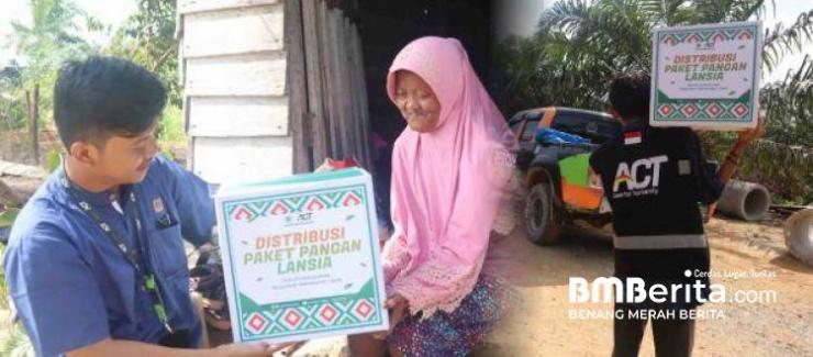 ACT Duri Muliakan Lansia dengan Bantuan Pangan Rutin Didesa Binaan