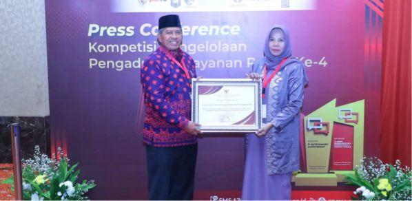 DPMPTSP Kabupaten Siak Terima Penghargaan 51 Pengelola Pengaduan Pelayanan Publik Terbaik Se Indonesia