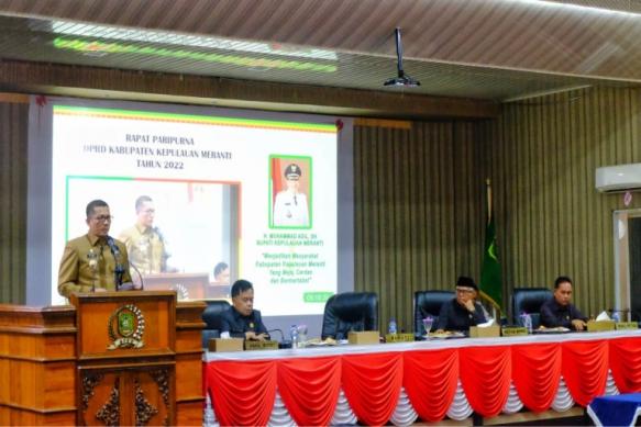 Pertanggungjawaban Anggaran 2021 Disetujui DPRD, Bupati Adil Sampaikan Terimakasih