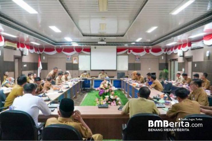 Bahas KUA PPAS TA 2023, Sekda Kampar :  Susun Sesuai dengan Amanah Gubernur kepada Penjabat Bupati Kampar