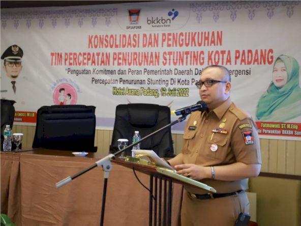 Sekdako Padang Instruksikan Seluruh Elemen Bekerjasama Atasi Stunting