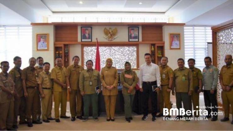 Bahas DAS di Kabupaten Inhu, Bupati Rezita Terima BPDAS Provinsi Riau