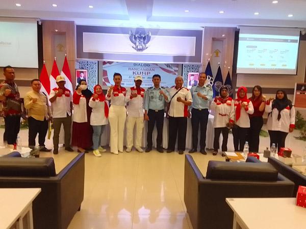 LSM-LIRA Mengikuti Penyuluhan Hukum Tentang RKUHP Bersama Kanwil   Kemenkum dan HAM Riau