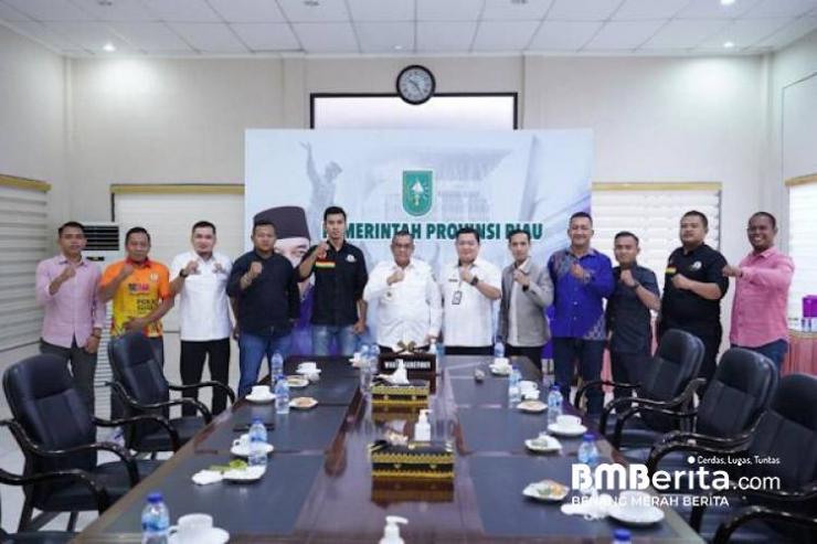 Menjelang Musprov, Pengprov Muaythai Riau audiensi bersama Wagubri