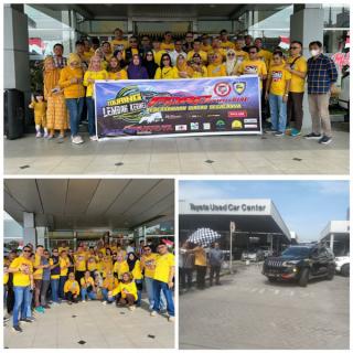 Bangun Kekompakan, Forci Chapter Riau Bersama Agung Toyota SM Amin Gelar Touring Lintas Provinsi