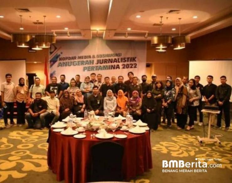 Silaturahmi dan Sosialisasi AJP 2022, PT KPI RU Dumai Gelar Temu Media di Pekanbaru