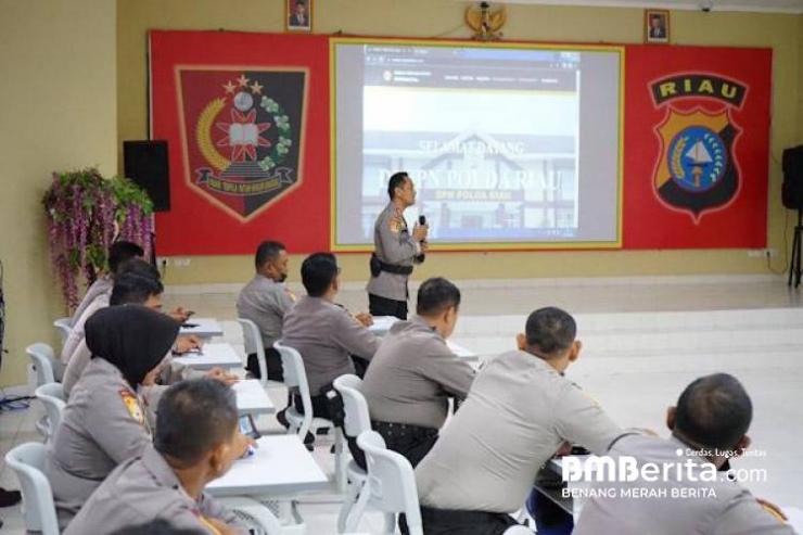 SPN Polda Riau Launching Aplikasi SINERGIS