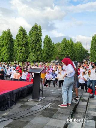 Dukung KTT G20 Bali  Kesatria Muda Respublika  Gelar Jalan Sehat dan Senam zumba