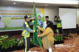 Kasmarni Lepas 464 Atlet Bengkalis Berlaga di Porprov ke-X Riau