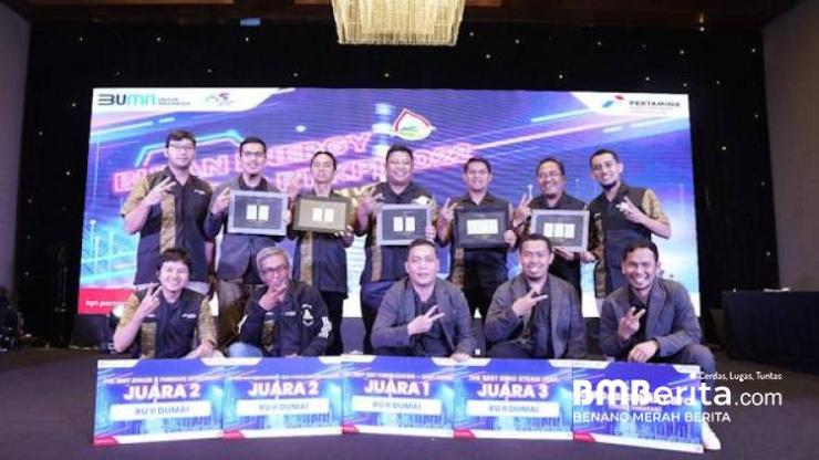 RU Dumai Raih Prestasi di Event Closing Bulan Energi & Loss PT KPI 2022