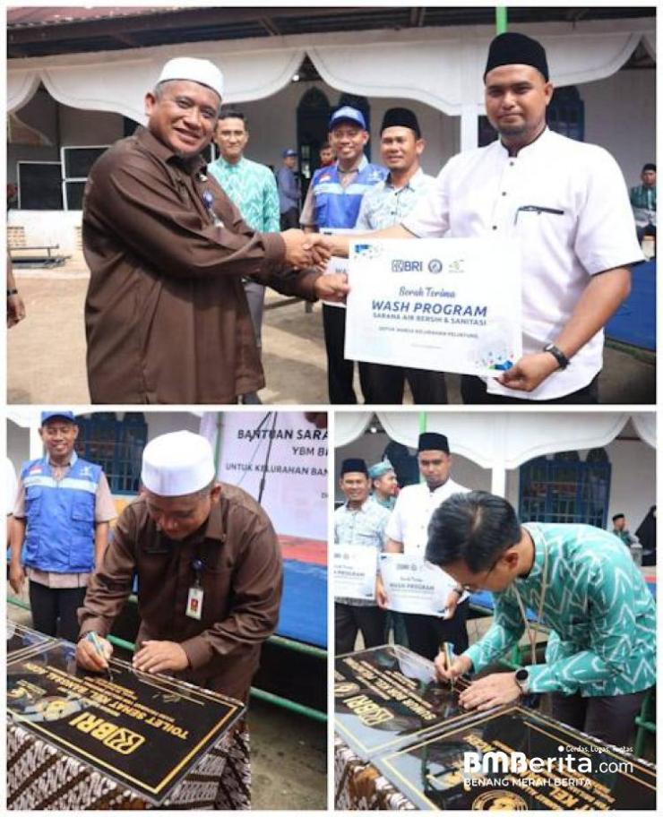 YBM BRILiaN dan LAZnas PHR Lauching WASH Program, Bantu Atasi Rrisis Air Bersih di Dumai
