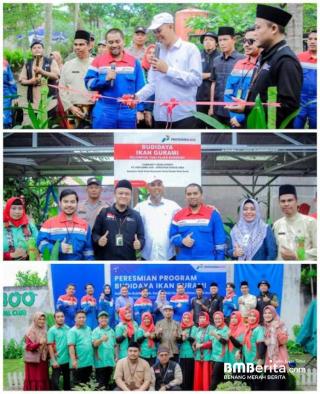Perkuat Ketahanan Pangan, Pertagas Hadirkan Program Budidaya Ikan Gurami di Dumai