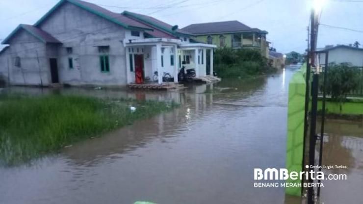 Tembilahan Daerah Langganan Banjir Awal Tahun