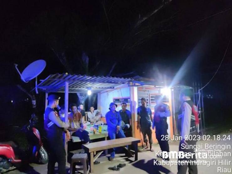 Antisipasi Tindak Kejahatan, Polres Inhil Patroli Malam di Tujuh Lokasi