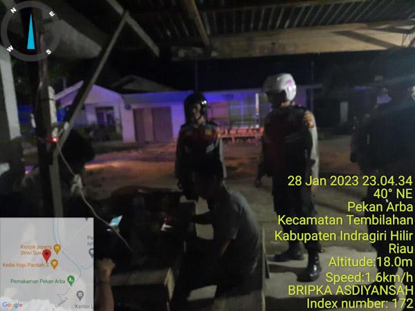 Giat Patroli Tim URC Samapta Polres Inhil Beri Rasa an Masyarakat