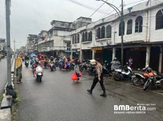 Setelah Nataru Sat Samapta Polres Inhil Polda Riau, Kembali Melaksanakan Rutinitas  Amankan Arus Lalin 