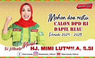 Team DPD RI Hj Mimi Lutmila S Si Berkunjung ke Kabupaten Indragiri Hilir Sekaligus Menyerahkan Liaison Office (LO) ke KPU Inhil