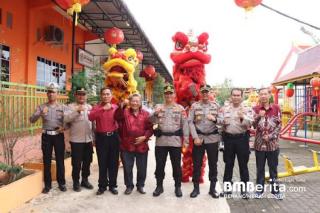 Perayaan Tahun Baru Imlek, Polres Inhil Tinjau Vihara Budi Bhakti