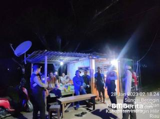 Antisipasi Tindak Kejahatan, Polres Inhil Patroli Malam di Tujuh Lokasi