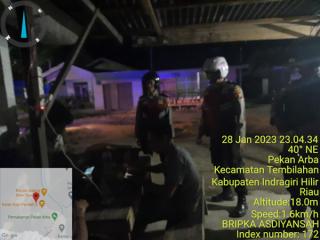 Giat Patroli Tim URC Samapta Polres Inhil Beri Rasa an Masyarakat