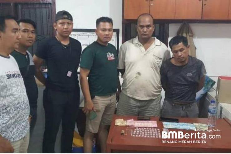 Lima Pelaku TP Narkotika Digulung Satres Polsek Kandis