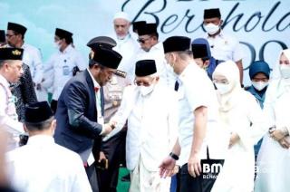 Ketua PWNU Riau H.T.Rusli Ahmad,SE,MM hadiri acara Barus Bersholawat Untuk Indonesia