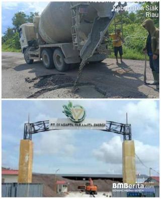 Kades Sel Rawa Mulyadi Ucapkan Terimakasih kepada Pimpinan PT EPE, Manager : Ini Bentuk Kepedulian Perusahaan