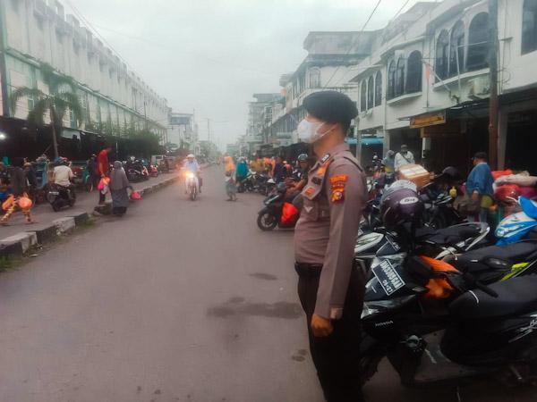 Siap Melayani Sat Samapta Polres Inhil Polda Riau Rutin Melaksanakan giat Strong Point di Pagi Hari