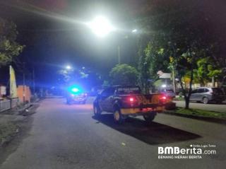 Personel Satsamapta Polres Inhil Polda Riau Lakukan Giat Grebek Sahur Gabungan 