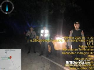 Antisipasi Gangguan Kamtibmas Saat Sahur, Polres Inhil Siaga di  9 Titik Lokasi