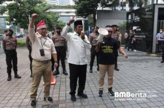 Ketum DPP Santri Tani NU H.T.Rusli Ahmad Pimpin Aksi Demo Keprihatinan Petani Sawit Indonesia