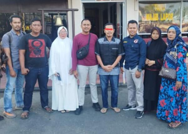 Oknum PNS yang Aniaya Anak Dibawah Umur Bebas Dari Tahanan Polres Inhil