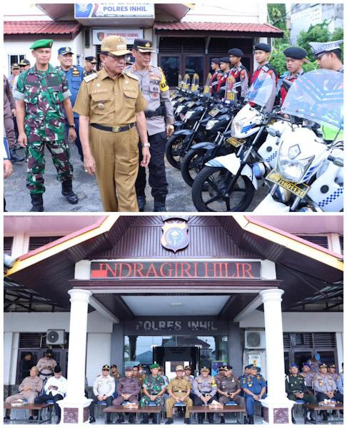 Polres Inhil Gelar Apel Pasukan Operasi Ketupat Lancang Kuning 2023
