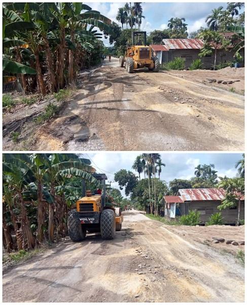 Wardan Langsung Instruksikan Kadis PUPR Perbaikan Badan Jalan Sungai Ara-Harapan Tani 