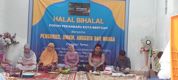 Halal BilHalal Forum Pekanbaru Kota Bertuah bersama bu Misharti
